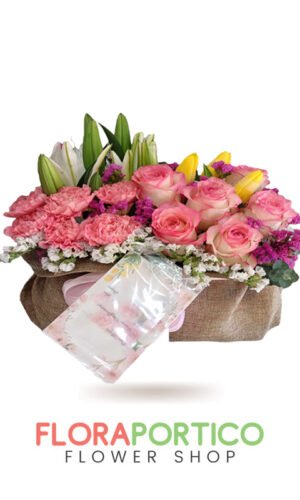 Basket of Flowers 12